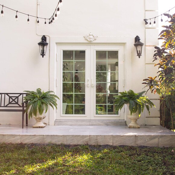 40 UV Resistant Artificial Boston Fern Indoor/Outdoor - Set of 2 - SKU #P2180-S2 - 10