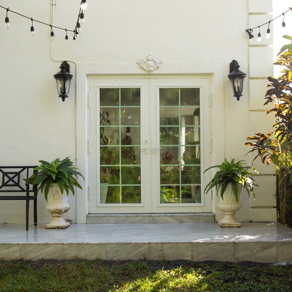 48 UV Resistant Artificial Boston Fern Indoor/Outdoor - Set of 2 - SKU #P2181-S2 - 4