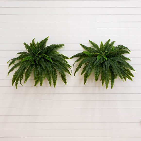 48 UV Resistant Artificial Boston Fern Indoor/Outdoor - Set of 2 - SKU #P2181-S2 - 10
