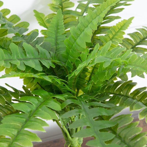 19 UV Resistant Artificial Boston Fern Indoor/Outdoor - Set of 2 - SKU #P2182-S2 - 2