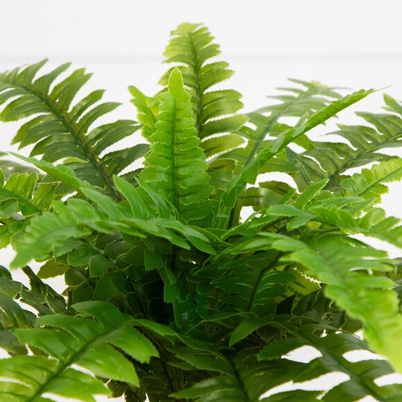 19 UV Resistant Artificial Boston Fern Indoor/Outdoor - Set of 2 - SKU #P2182-S2 - 3