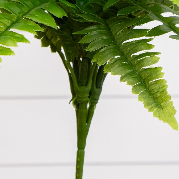 19 UV Resistant Artificial Boston Fern Indoor/Outdoor - Set of 2 - SKU #P2182-S2 - 4