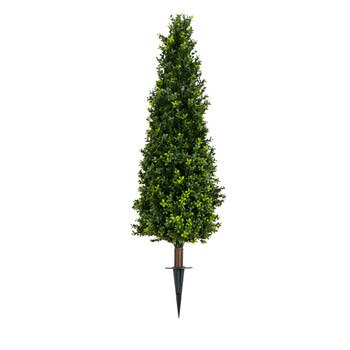 4 Boxwood Plant w/Ground Stake Indoor/Outdoor - Set of 2 - SKU #P2192