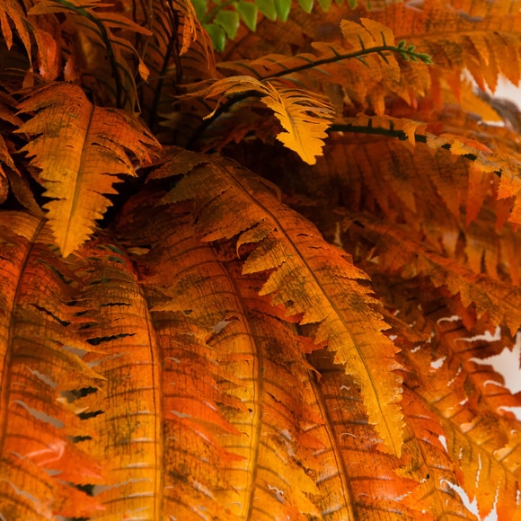 48-in Autumn Artificial Fall Boston Fern - Set of 2 - SKU #P2201-S2 - 2
