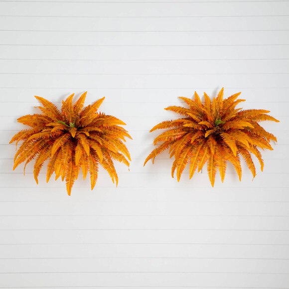 48-in Autumn Artificial Fall Boston Fern - Set of 2 - SKU #P2201-S2 - 8