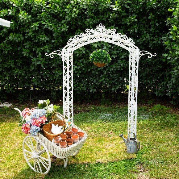 18-in UV Resistant Artificial Lavender Hanging Basket Indoor/Outdoor - SKU #P2205 - 5