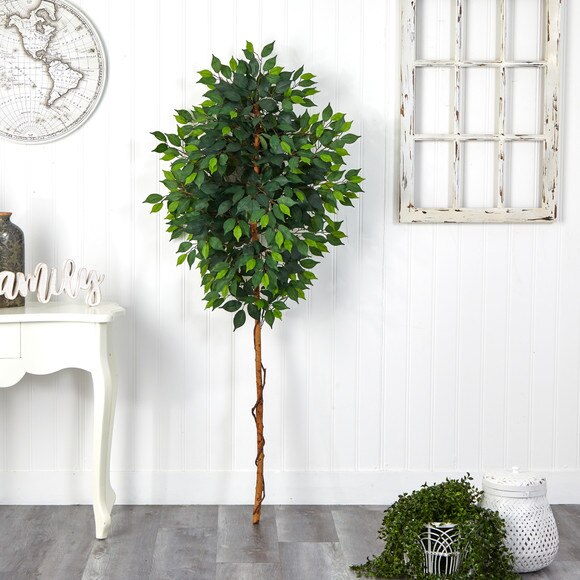 6 Ficus Artificial Tree No Pot - SKU #T1411 - 2