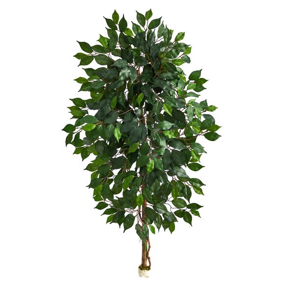 4 Single Ficus Artificial Tree No Pot - SKU #T1413