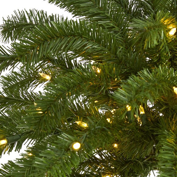 5 Christmas Palm Artificial Tree with 150 Warm White LED Lights - SKU #T1451 - 2