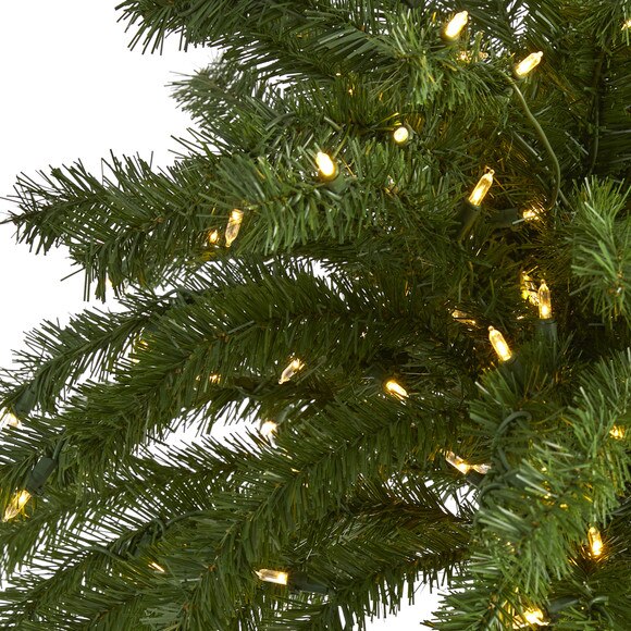 7 Christmas Palm Artificial Tree with 300 White Warm LED Lights - SKU #T1453 - 2