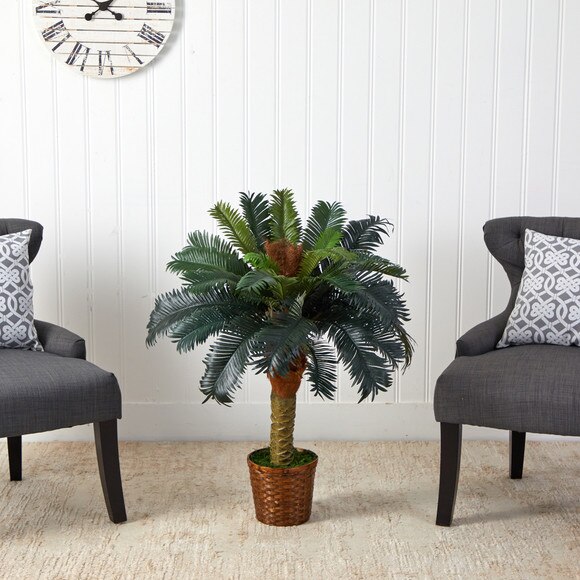 3 Sago Palm Artificial Tree - SKU #T1533 - 2
