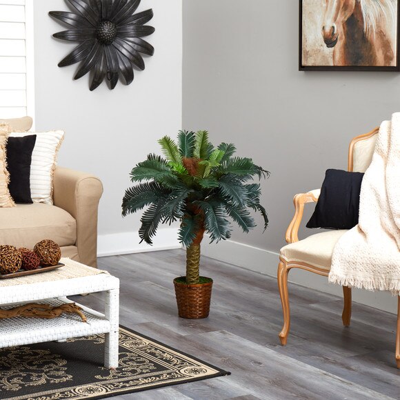 3 Sago Palm Artificial Tree - SKU #T1533 - 3