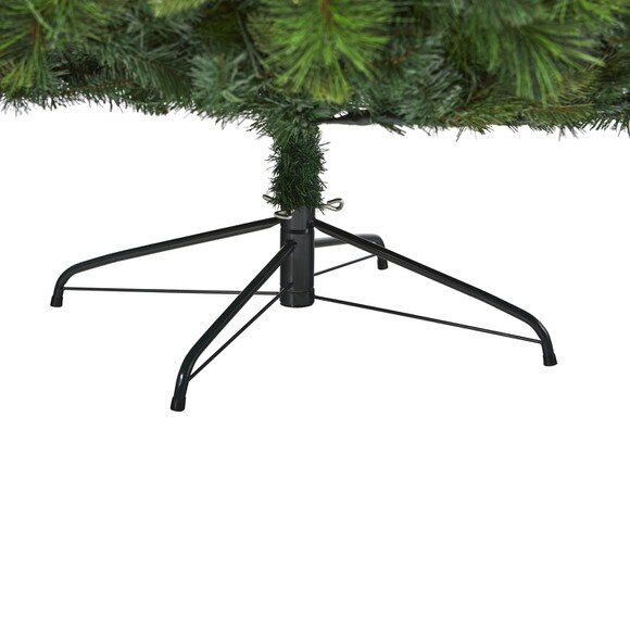 7 West Virginia Full Bodied Mixed Pine Artificial Christmas Tree with 450 Clear LED Lights and Pine Cones - SKU #T1683 - 3