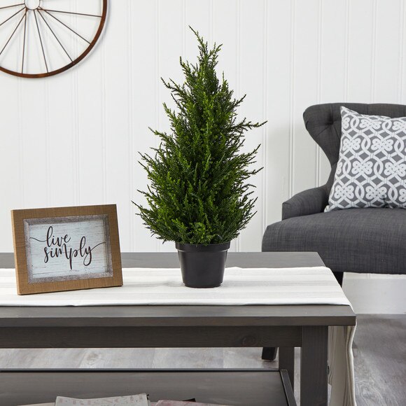 18 Cedar Artificial Tree with LED Lights UV Resistant Indoor/Outdoor - SKU #T1710 - 4