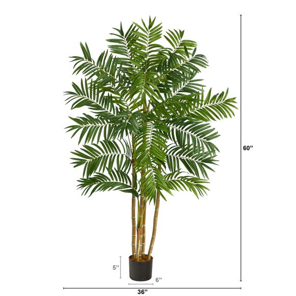 5 Areca Palm Artificial Tree - SKU #T1814 - 1