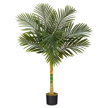 4 Golden Cane Artificial Palm Tree - SKU #T1837