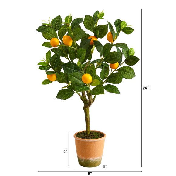 24 Lemon Artificial Tree - SKU #T1957 - 1