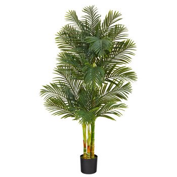 6 Golden Cane Artificial Palm Tree - SKU #T2019