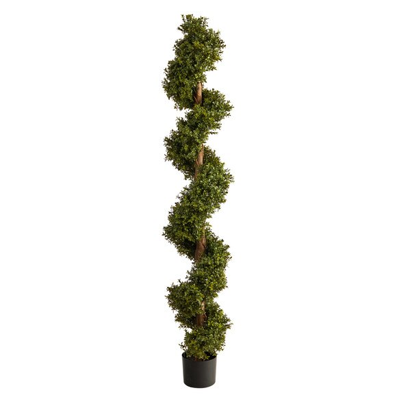 6 Boxwood Spiral Topiary Artificial Tree - SKU #T2030