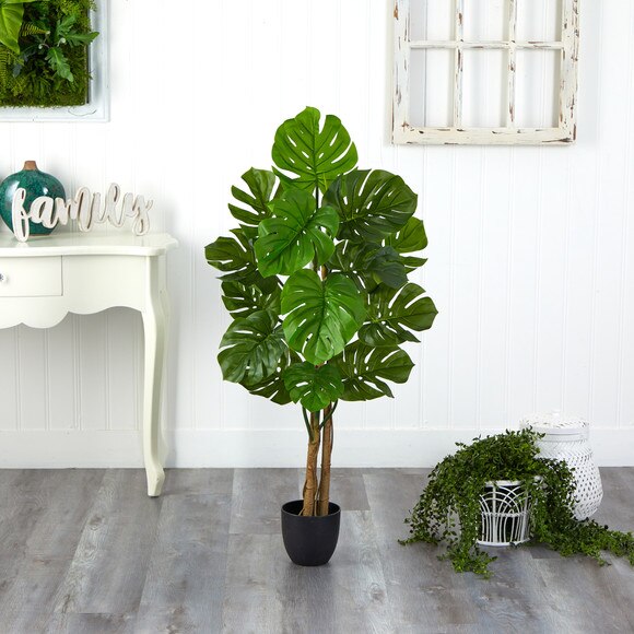 4 Monstera Artificial Tree UV Resistant Indoor/Outdoor - SKU #T2037 - 2