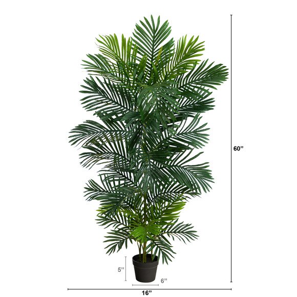 5 Areca Artificial Palm Tree UV Resistant Indoor/Outdoor - SKU #T2046 - 1