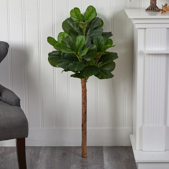 3.5 Artificial Fiddle Leaf Tree Without Pot - SKU #T2744 - 2