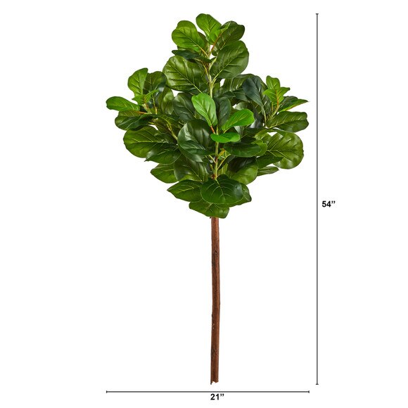 4.5 Artificial Fiddle Leaf Tree Without Pot - SKU #T2745 - 1