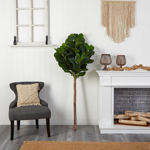 5.5 Artificial Fiddle Leaf Tree without pot - SKU #T2746 - 3