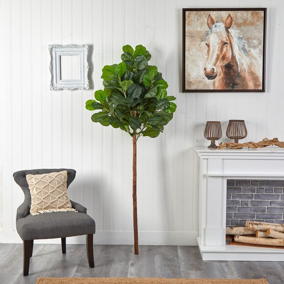 6.5 Artificial Fiddle Leaf Tree without pot - SKU #T2747 - 3