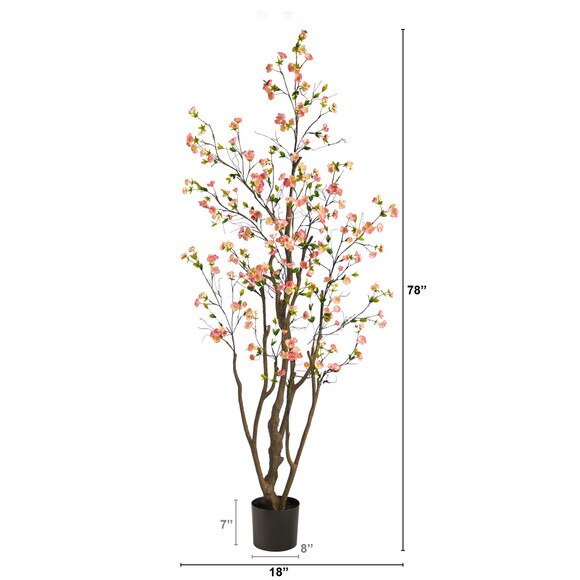 6.5 Cherry Blossom Artificial Tree - SKU #T2775 - 1