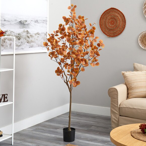 6 Autumn Eucalyptus Artificial Tree - SKU #T2783 - 2