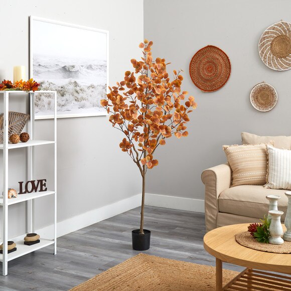 6 Autumn Eucalyptus Artificial Tree - SKU #T2783 - 3