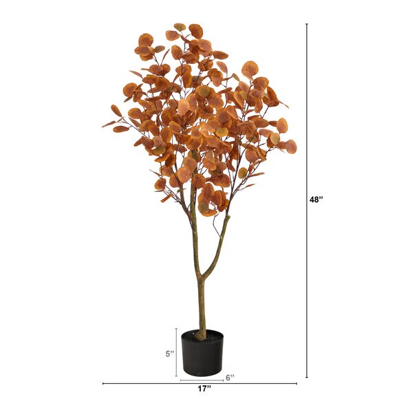 4 Autumn Eucalyptus Artificial Tree - SKU #T2784 - 1