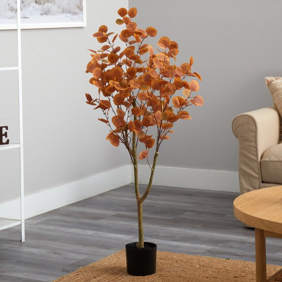 4 Autumn Eucalyptus Artificial Tree - SKU #T2784 - 2