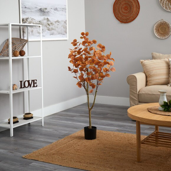 4 Autumn Eucalyptus Artificial Tree - SKU #T2784 - 3