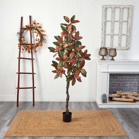 6 Fall Magnolia Artificial Tree - SKU #T2786 - 3