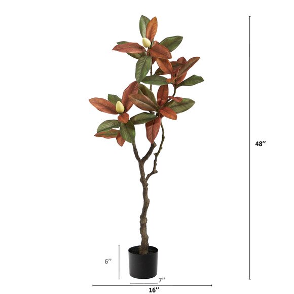 4 Fall Magnolia Artificial Tree - SKU #T2788 - 1