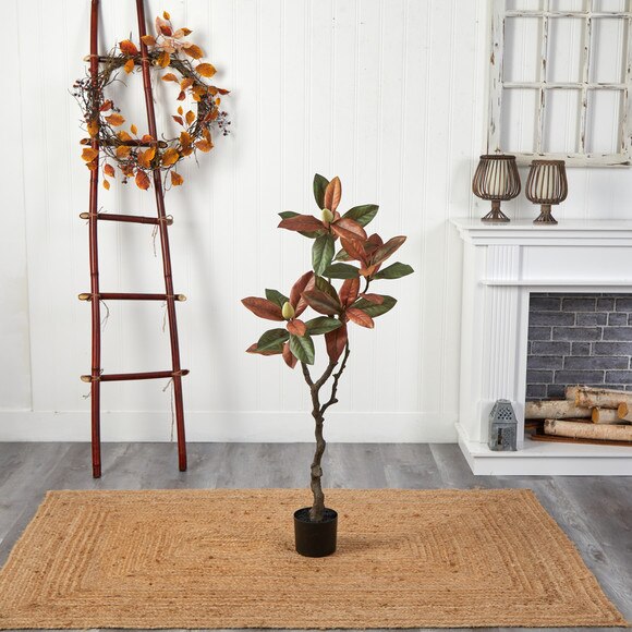 4 Fall Magnolia Artificial Tree - SKU #T2788 - 3