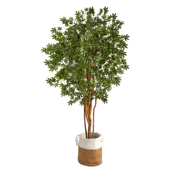 6 Japanese Maple Artificial Tree in Handmade Natural Jute and Cotton Planter - SKU #T2899