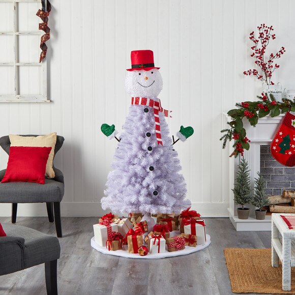 5 Snowman Artificial Christmas Tree with 408 Bendable Branches - SKU #T3040 - 2