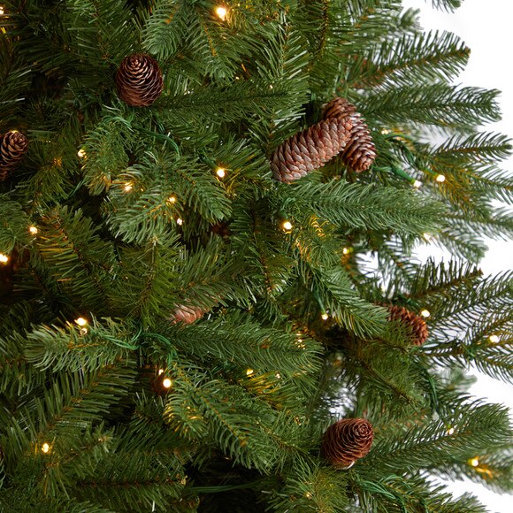 10 Fraser Fir Artificial Christmas Tree with 780 Clear LED Lights and 2327 Bendable Branches - SKU #T3265 - 3