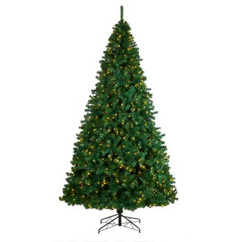 10 Northern Tip Artificial Christmas Tree with 800 Clear LED Lights and 2200 Bendable Branches - SKU #T3389
