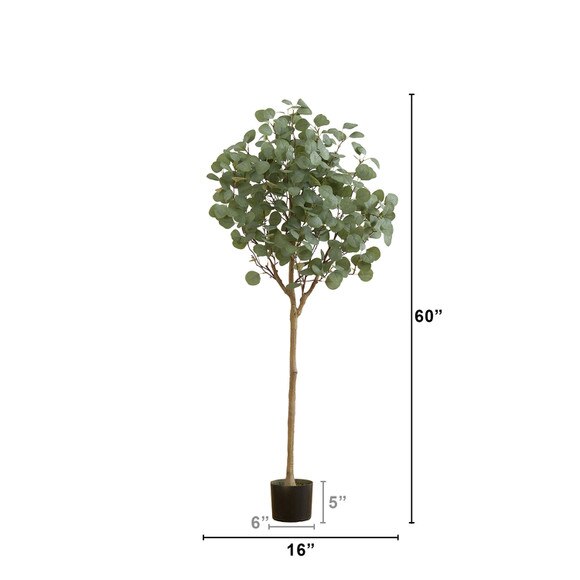 5 Artificial Eucalyptus Tree - SKU #T4408 - 1