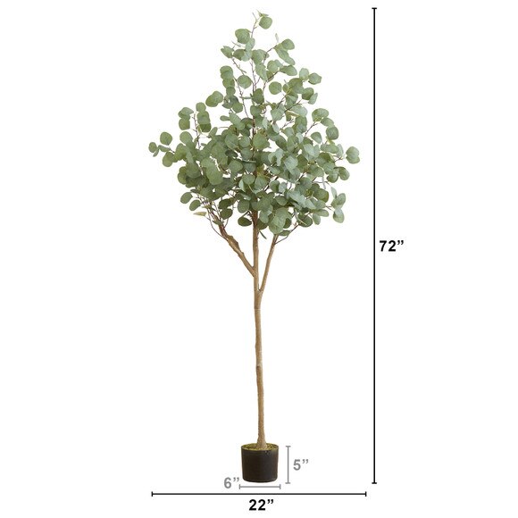 6 Artificial Eucalyptus Tree - SKU #T4409 - 1