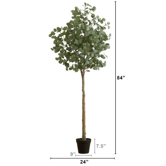 7 Artificial Eucalyptus Tree - SKU #T4410 - 1