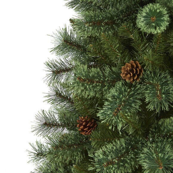 6 White Mountain Pine Artificial Christmas Tree with 477 Bendable Branches - SKU #T4509 - 2