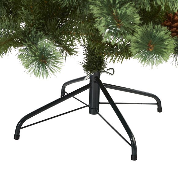 6 White Mountain Pine Artificial Christmas Tree with 477 Bendable Branches - SKU #T4509 - 3