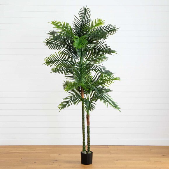 8 UV Resistant Artificial Double Robellini Palm Tree Indoor/Outdoor - SKU #T4610 - 7