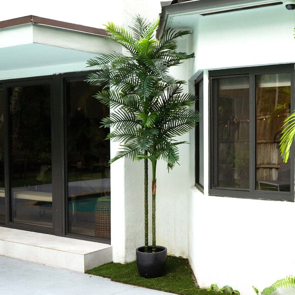 10 UV Resistant Artificial Double Robellini Palm Tree Indoor/Outdoor - SKU #T4612 - 4