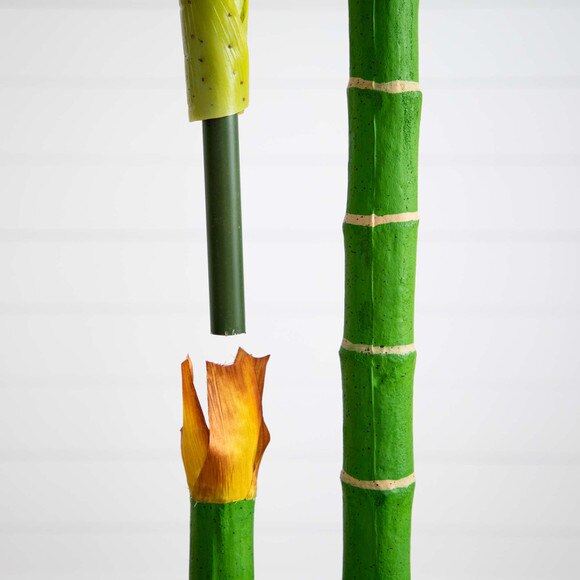 9 Artificial Double Golden Cane Palm Tree - SKU #T4638 - 3
